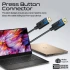 Promate DPLink-300 DisplayPort Cable, Ultra HD 8K@60Hz Video Display Cord with, 3m Super Slim Cable